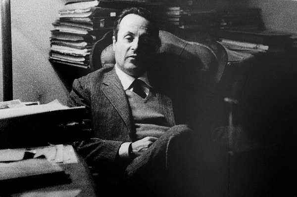 Giorgio Bassani in his studio, ph. Andrea Samaritani