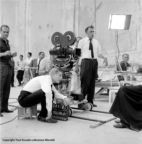8 ½ di Federico Fellini, 1963 - Copyright Paul Ronald-collezione Maraldi