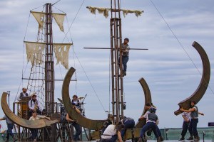 Teatro dei Venti takes "Moby Dick" and Captain Ahab's ship to Denmark
